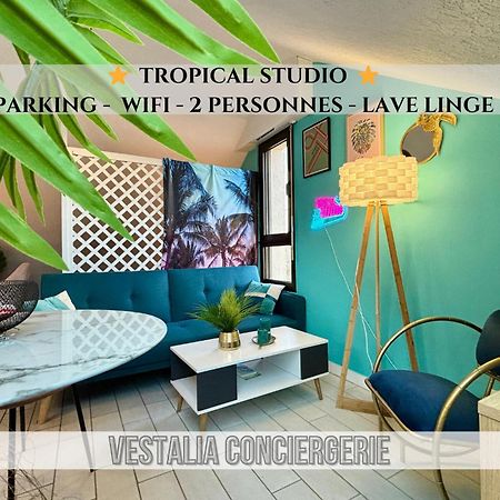 -Tropical Studio- Paisible Parking Wifi Lave-Linge Quimper Exterior foto