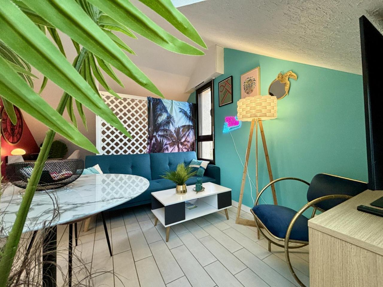 -Tropical Studio- Paisible Parking Wifi Lave-Linge Quimper Exterior foto