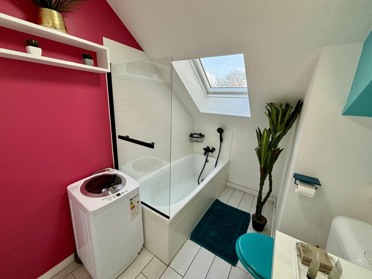 -Tropical Studio- Paisible Parking Wifi Lave-Linge Quimper Exterior foto